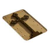 Magnet Flexible Croix religieuse chrétienne, Irak (Côté Droit)