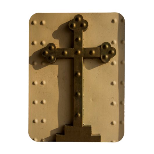 Magnet Flexible Croix religieuse chrétienne, Irak (Vertical)