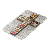 Magnet Flexible Croix Rustique Bois Première Sainte Communion Phot (Côté Gauche)