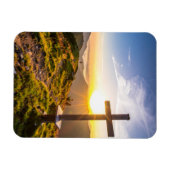 Magnet Flexible Croix sur colline (Horizontal)