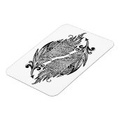 Magnet Flexible Croquis Inspiré Des Plumes (Côté Gauche)