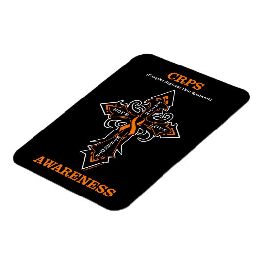 Magnet Flexible Cross/Awareness...CRPS (Côté Gauche)