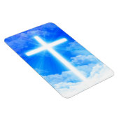 Magnet Flexible Cross of Light Jesus Christ Customizable Christian (Côté Droit)