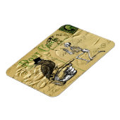 Magnet Flexible Crow et squelette (Côté Gauche)