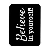 Magnet Flexible Croyez en vous Inspiration Motivational Citation (Vertical)