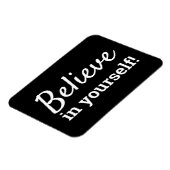 Magnet Flexible Croyez en vous Inspiration Motivational Citation (Côté Gauche)
