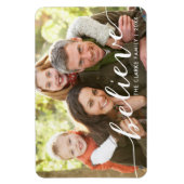 Magnet Flexible Croyez Simplement Holiday Photo Pleine (Vertical)