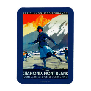 Magnet Flexible Cru PosterEurope de Chamonix-Mont Blanc