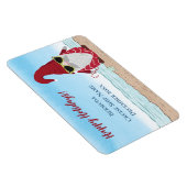Magnet Flexible Cruise Island Beach Noël Gnome Cabine (Côté Droit)