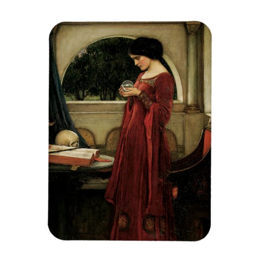 Magnet Flexible Crystal Ball by John William Waterhouse (Vertical)