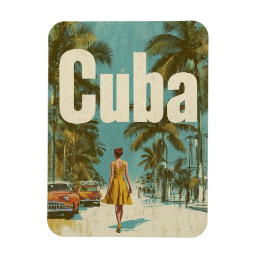Magnet Flexible Cuba vintage (Vertical)