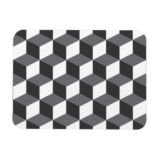 Magnet Flexible Cubes d'architecture urbaine, simple, moderne moti (Horizontal)