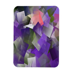 Magnet Flexible Cubes de glace violette..