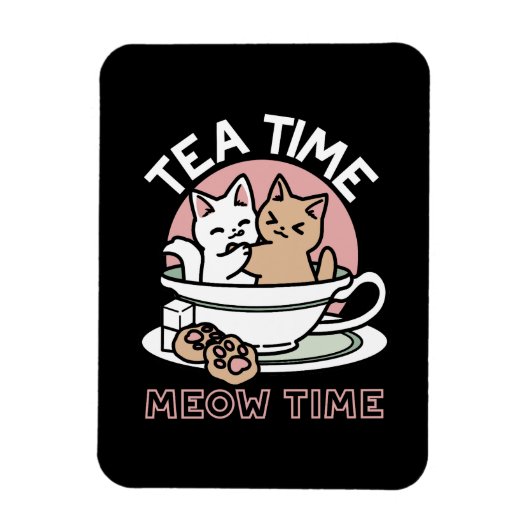 Magnet Flexible Cuddin en coupe - Tea Time adorable (Vertical)
