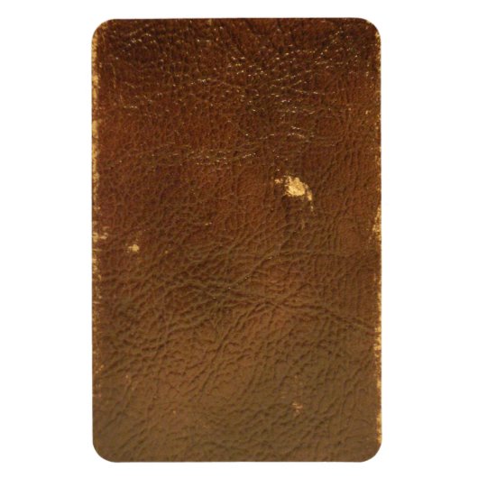 Magnet Flexible Cuir Brown Rustique Faux (Vertical)