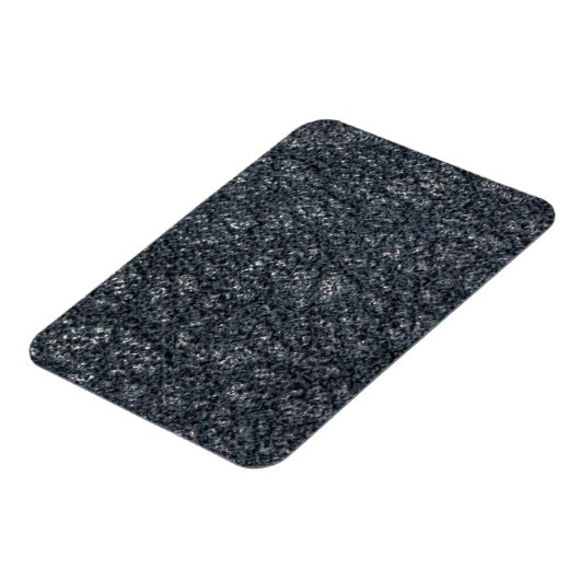 Magnet Flexible Cuir noir texturé vintage (Côté Gauche)