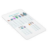 Magnet Flexible Cuisine Conversions aimant flexible (Côté Droit)