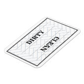 Magnet Flexible Cuisine ferme propre et sale (Côté Gauche)