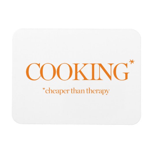 Magnet Flexible Cuisine moins chère que la thérapie (Horizontal)