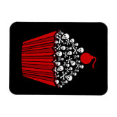 Magnet Flexible Cupcake crâne (Horizontal)