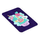 Magnet Flexible Cupcake mignonne et crème glacée joyeuse (Côté Droit)