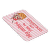 Magnet Flexible Cupcake rose mignonne monte à l'occasion (Côté Droit)
