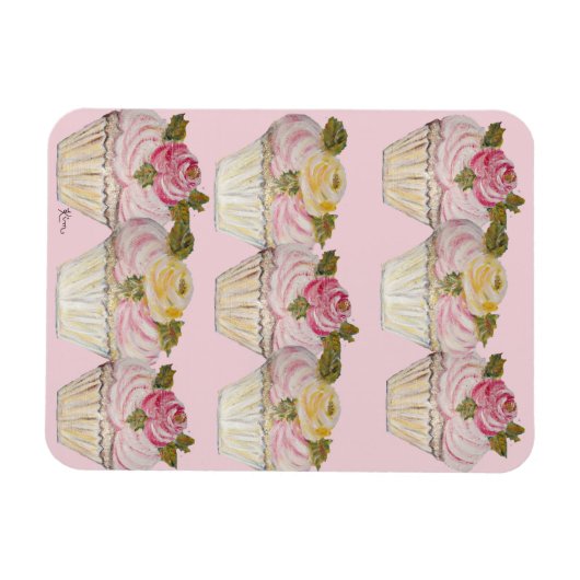 Magnet Flexible ~ Cupcakes ~ (Horizontal)