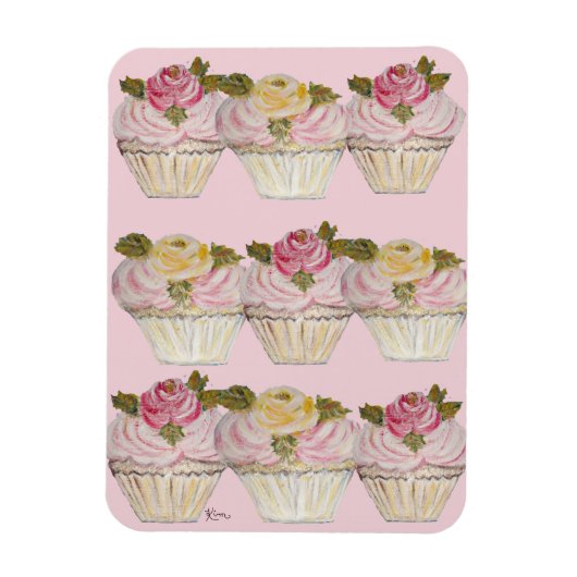 Magnet Flexible ~ Cupcakes ~ (Vertical)