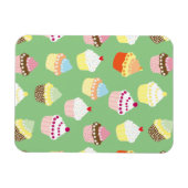 Magnet Flexible Cupcakes Delicious Decorated Birthday (Horizontal)