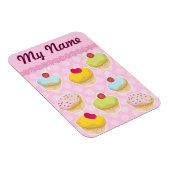 Magnet Flexible Cupcakes personnalisés (Côté Droit)