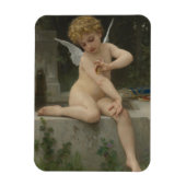 Magnet Flexible Cupidé avec papillon (par Bouguereau) (Vertical)