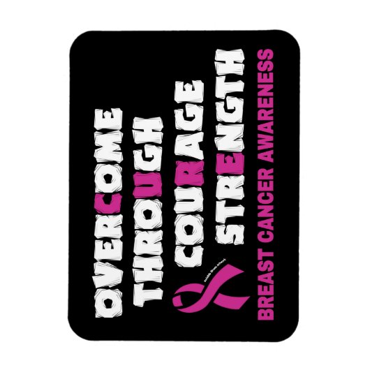 Magnet Flexible CURE...Cancer du sein (Vertical)
