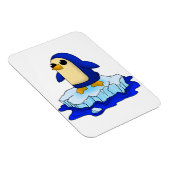 Magnet Flexible Curieux mignon bébé pingouin aimant (Côté Droit)