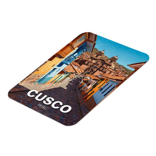 Magnet Flexible Cusco Pérou Voyage (Côté Gauche)