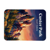 Magnet Flexible Custer State Park Dakota du Sud (Horizontal)