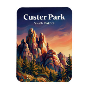 Magnet Flexible Custer State Park Dakota du Sud