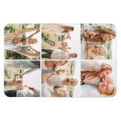 Magnet Flexible Custom 6 Photo Collage Modern Simple (Horizontal)