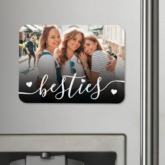 Magnet Flexible Custom Best Friends Photo