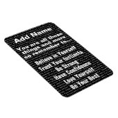 Magnet Flexible Custom Bonne foi (Côté Droit)