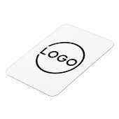 Magnet Flexible Custom Business Logo (Côté Gauche)