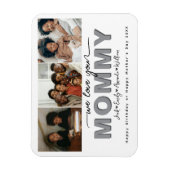 Magnet Flexible Custom Elegant Nous vous aimons Maman Collage phot (Vertical)