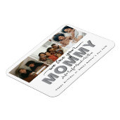Magnet Flexible Custom Elegant Nous vous aimons Maman Collage phot (Côté Gauche)