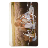 Magnet Flexible Custom Family Photo – Personalized Last Name (Vertical)