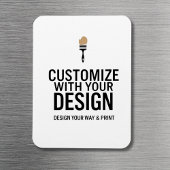 Magnet Flexible Custom Minimalist Personalized Company Branded 