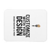 Magnet Flexible Custom Minimalist Personalized Company Branded (Horizontal)