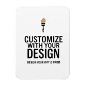 Magnet Flexible Custom Minimalist Personalized Company Branded (Vertical)