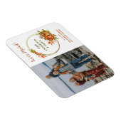 Magnet Flexible Custom Photo Pumpkins Fall New Address We Moved (Côté Droit)