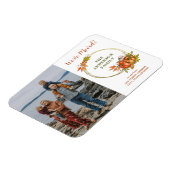 Magnet Flexible Custom Photo Pumpkins Fall New Address We Moved (Côté Gauche)