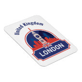 Magnet Flexible Custom Text London (Côté Droit)