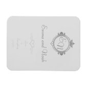 Magnet Flexible Customiser les noms, initiales et phrase Aimer (Horizontal)